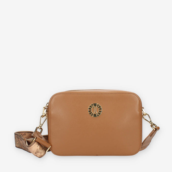 Alviero Martini Prima Classe Borsetta a tracolla modello reporter cuoio con tracolla Geo Classic