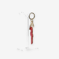 Alviero Martini Prima Classe Portachiavi Gingerbread rosso e Geo Classic