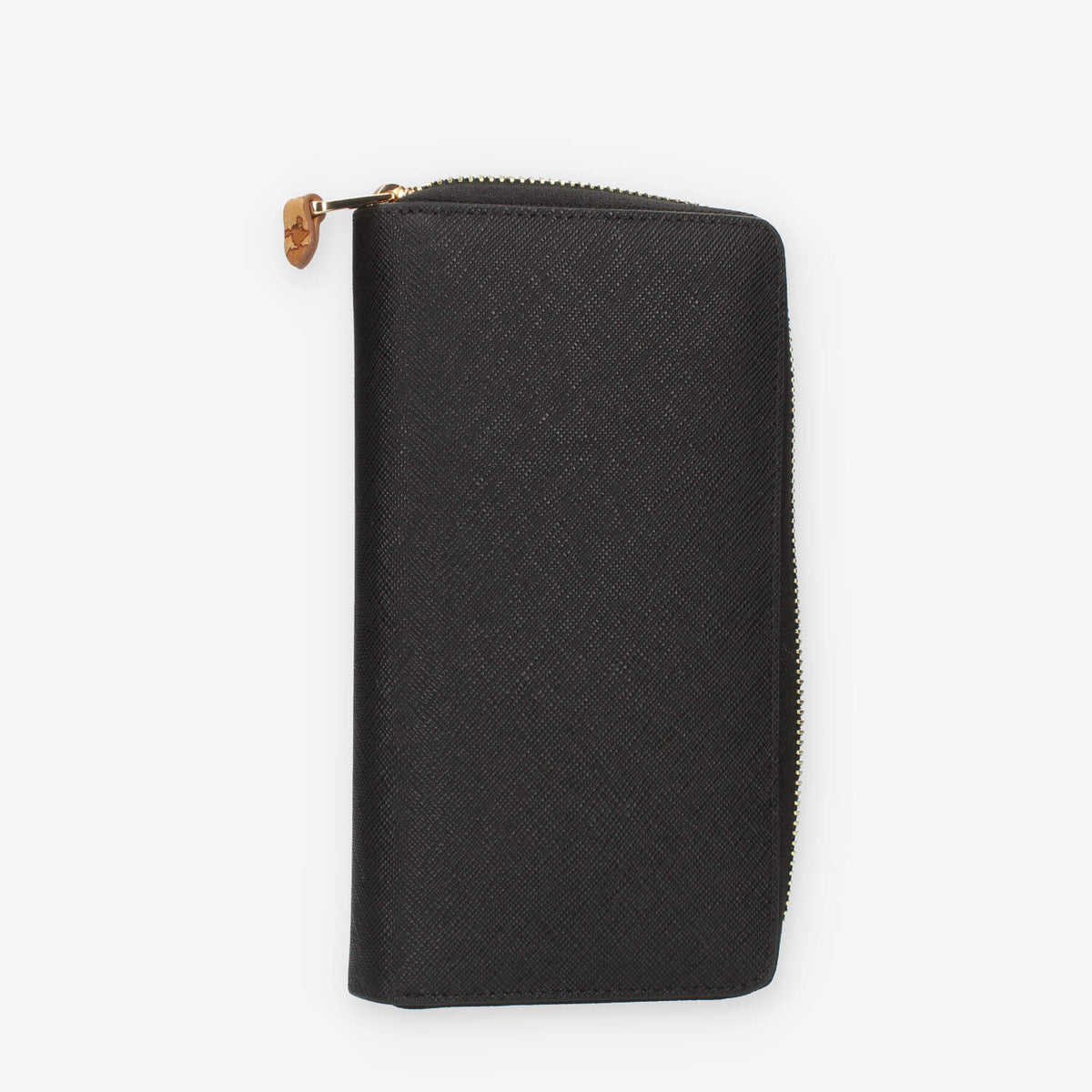 Alviero Martini Prima Classe Portafogli grande nero con zip