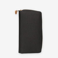 Alviero Martini Prima Classe Portafogli grande nero con zip