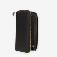 Alviero Martini Prima Classe Portafogli grande nero con zip