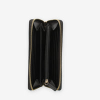 Alviero Martini Prima Classe Portafogli grande nero con zip