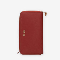 Alviero Martini Prima Classe Portafogli grande bordeaux con zip