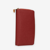 Alviero Martini Prima Classe Portafogli grande bordeaux con zip