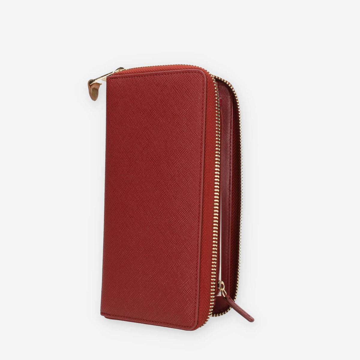 Alviero Martini Prima Classe Portafogli grande bordeaux con zip