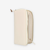 Alviero Martini Prima Classe Portafogli grande avorio con zip