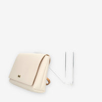 Alviero Martini Prima Classe Pochette avorio con polsiera Geo Classic