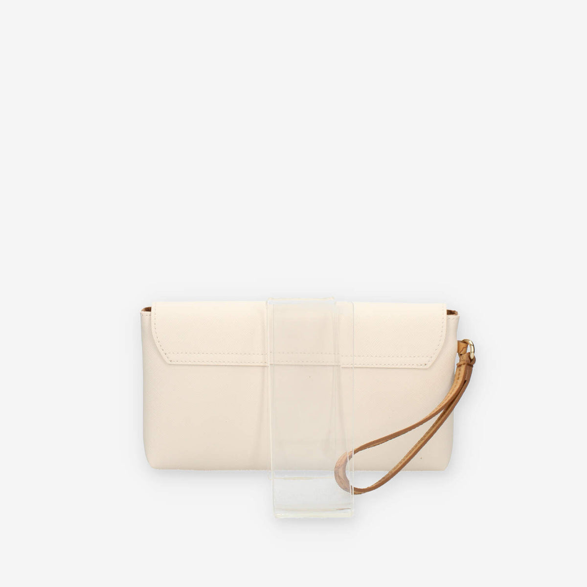 Alviero Martini Prima Classe Pochette avorio con polsiera Geo Classic