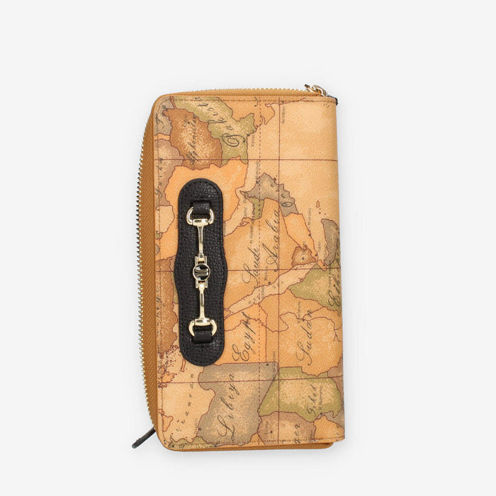 Alviero Martini Prima Classe Portafogli nero e Geo Classic con zip