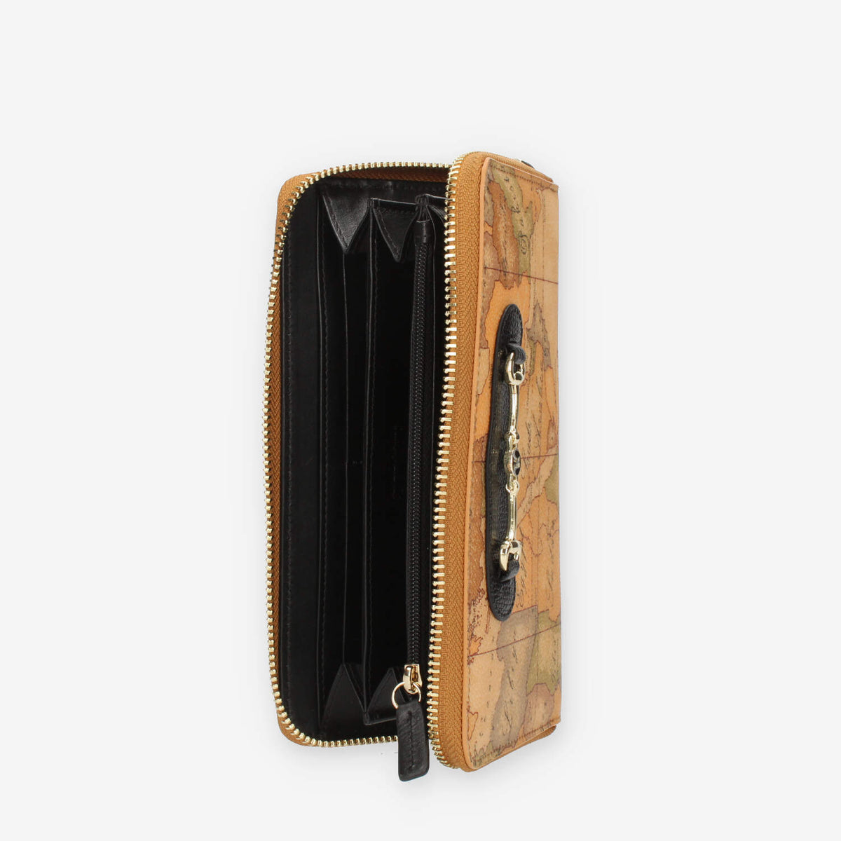 Alviero Martini Prima Classe Portafogli nero e Geo Classic con zip