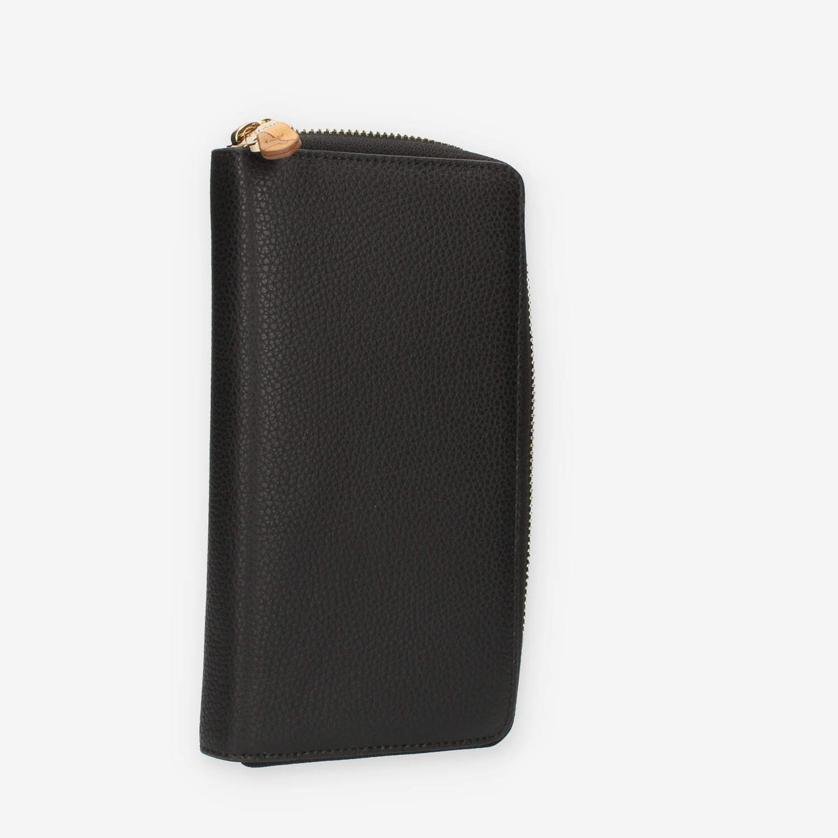 Alviero Martini Prima Classe Portafogli in pelle nera con zip