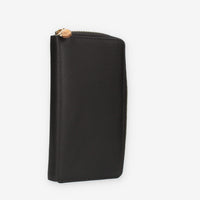 Alviero Martini Prima Classe Portafogli in pelle nera con zip
