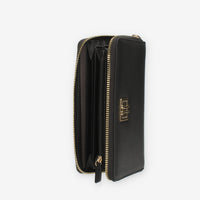 Alviero Martini Prima Classe Portafogli in pelle nera con zip