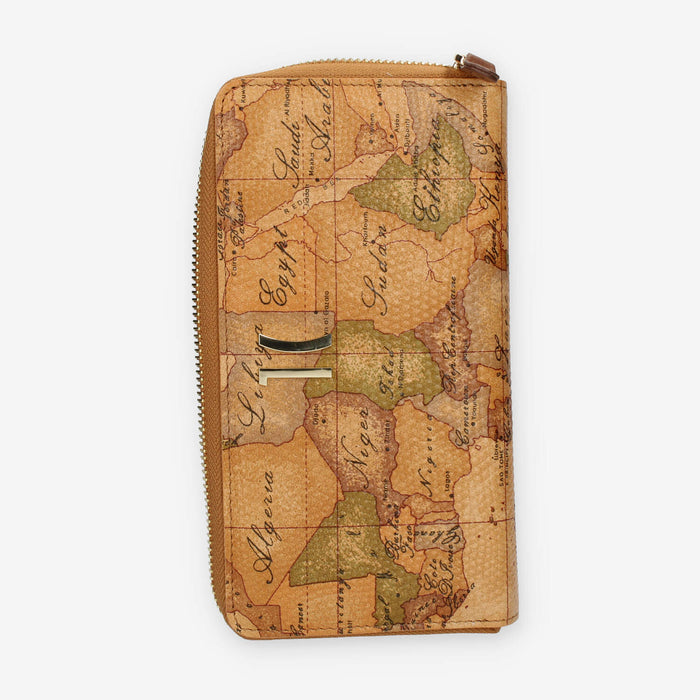 Alviero Martini Prima Classe Portafogli in pelle Geo Classic con zip