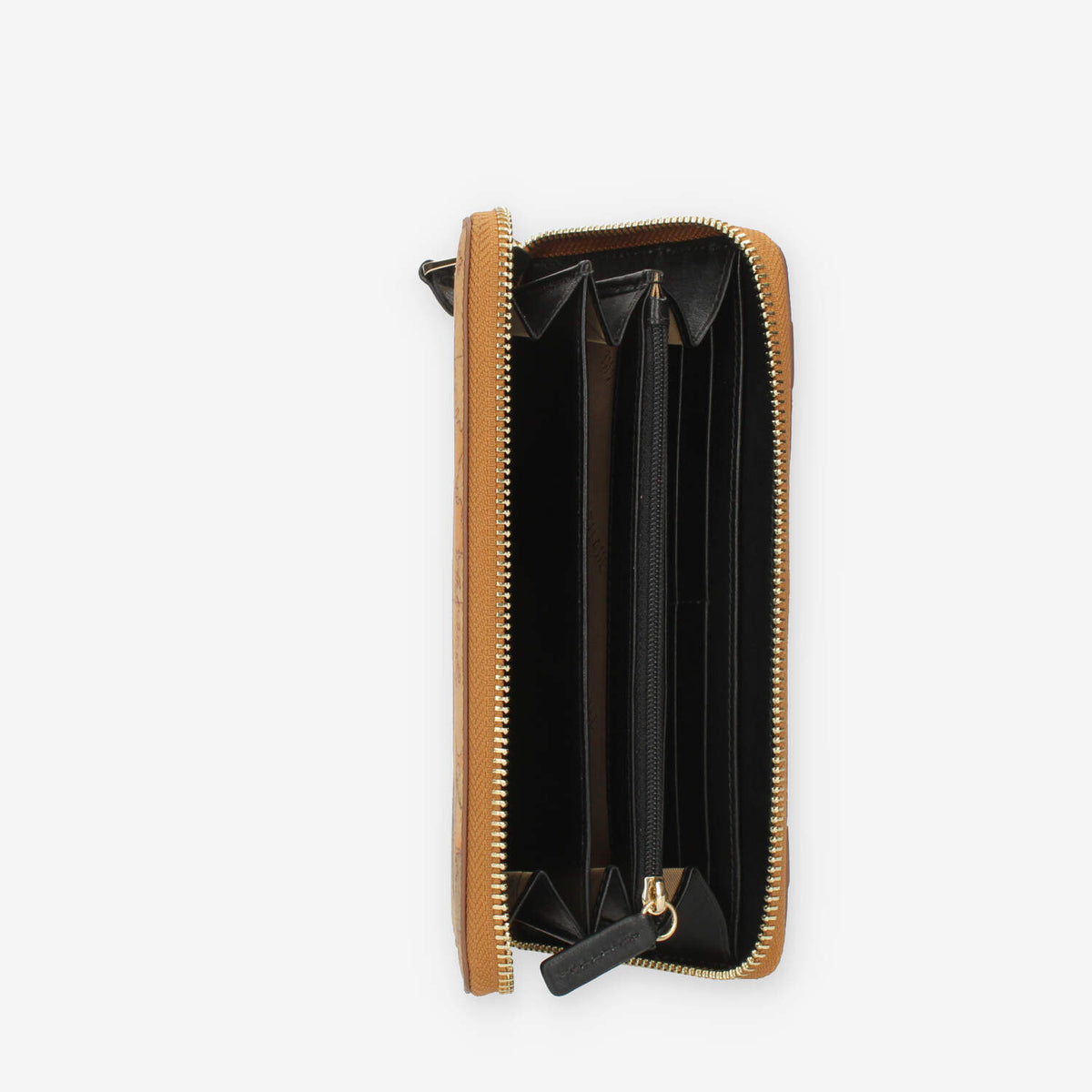 Alviero Martini Prima Classe Portafogli in pelle nero e Geo Classic