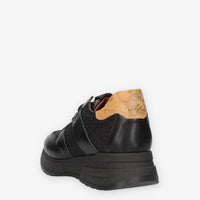 Alviero Martini Prima Classe Sneakers nere e Geo Classic glitterate