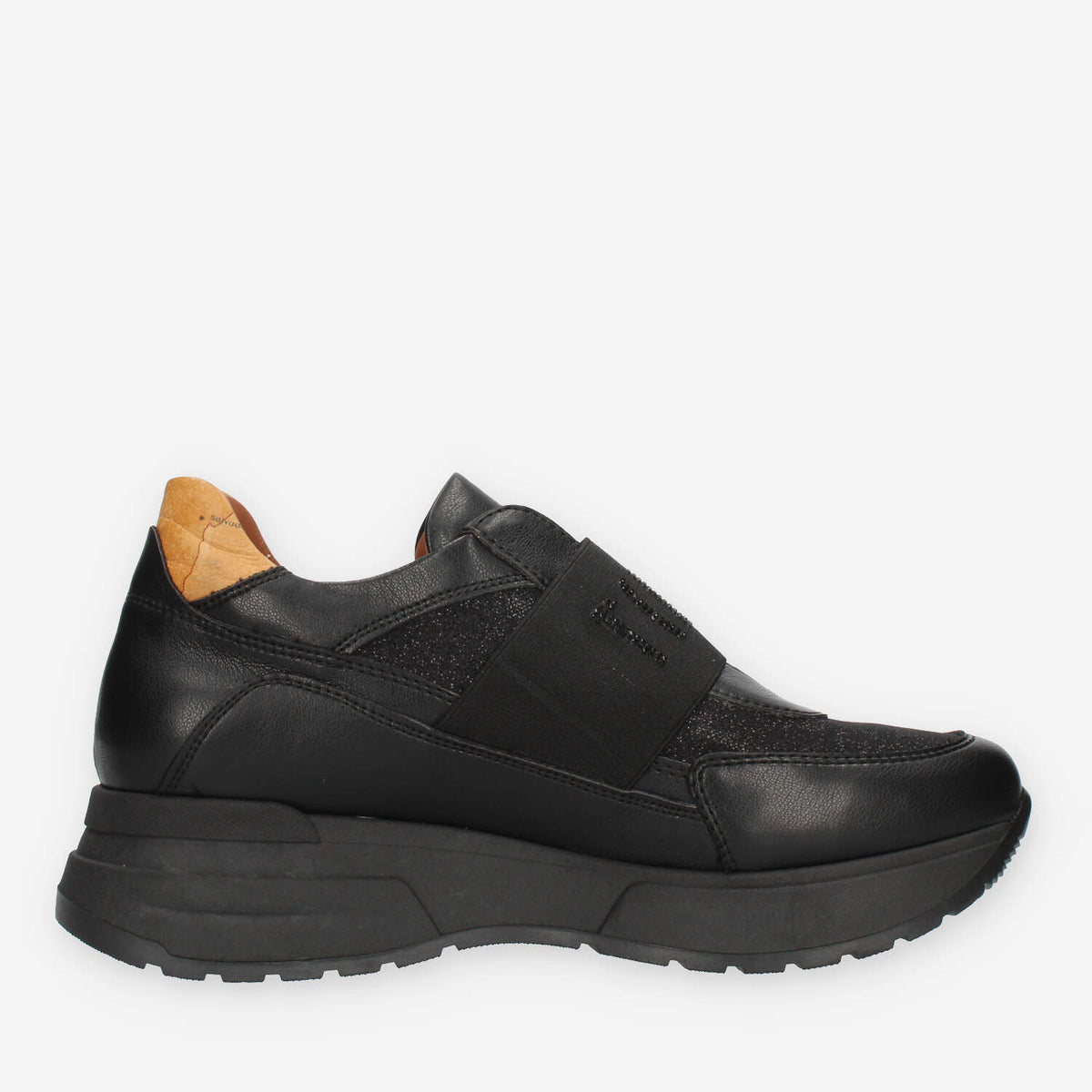 Alviero Martini Prima Classe Sneakers nere glitterate e Geo Classic