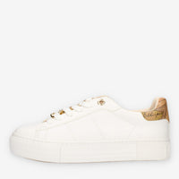 Alviero Martini Prima Classe Sneakers linea junior bianche e Geo Classic con catena e strass