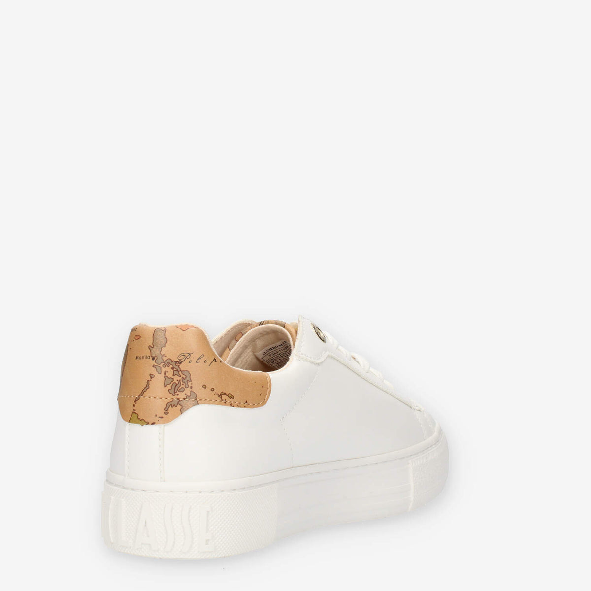 Alviero Martini Prima Classe Sneakers linea junior bianche e Geo Classic con catena e strass