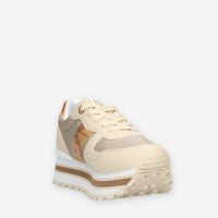 Alviero Martini Sneakers linea junior beige e Geo Classic con glitter