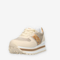Alviero Martini Sneakers linea junior beige e Geo Classic con glitter