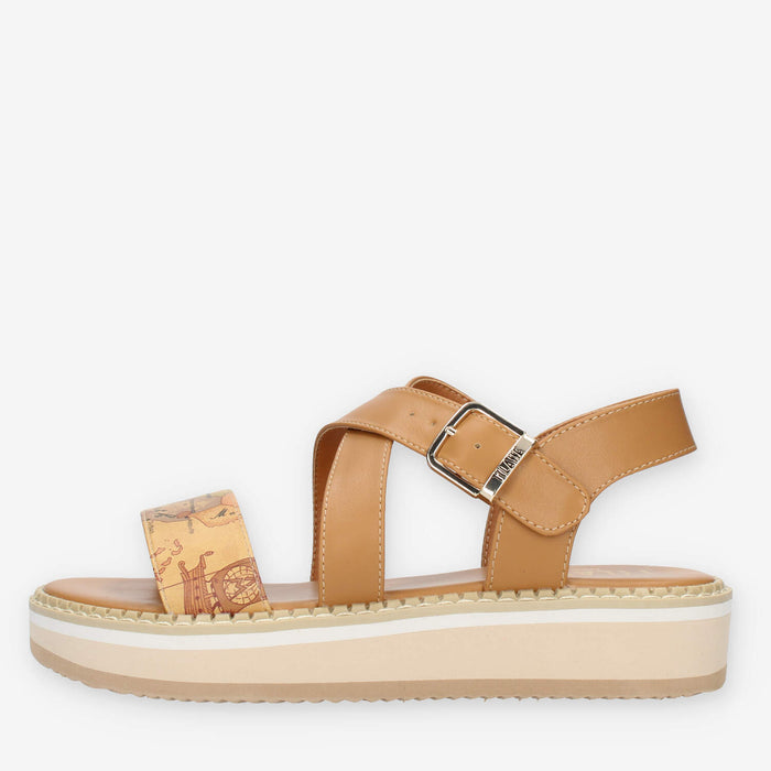Alviero Martini Prima Classe Sandali bassi linea junior cuoio e Geo Classic