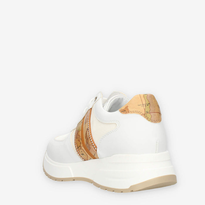 Alviero Martini Sneakers linea junior bianche e Geo Classic con strass