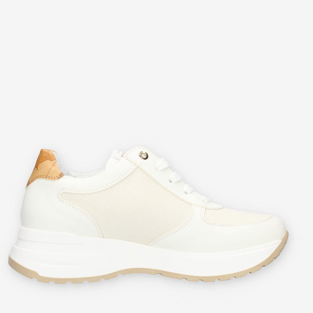 Alviero Martini Sneakers linea junior bianche e Geo Classic glitterate