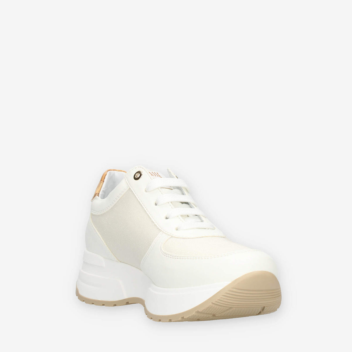 Alviero Martini Sneakers linea junior bianche e Geo Classic glitterate