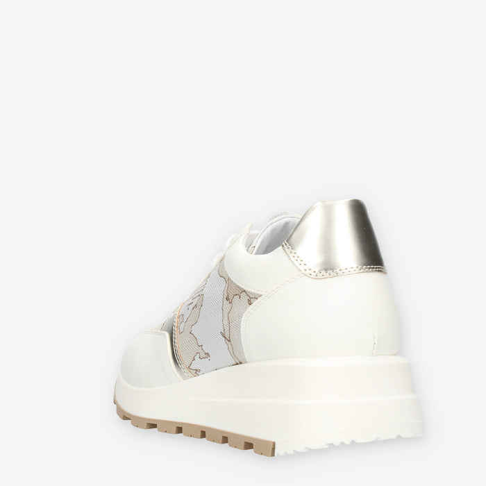 Alviero Martini Sneakers linea junior bianche e Geo Safari