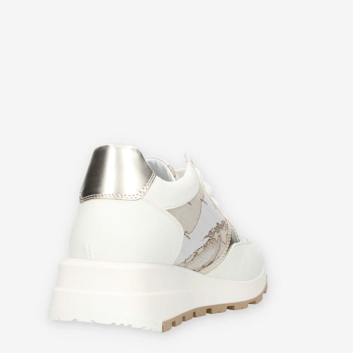 Alviero Martini Sneakers linea junior bianche e Geo Safari