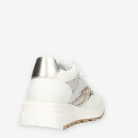 Alviero Martini Sneakers linea junior bianche e Geo Safari