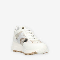 Alviero Martini Sneakers linea junior bianche e Geo Safari