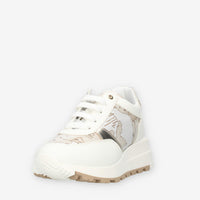 Alviero Martini Sneakers linea junior bianche e Geo Safari