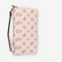 Guess Centre Stage Portafogli rosa logato