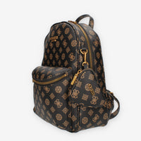 Guess House Party Zaino logato marrone