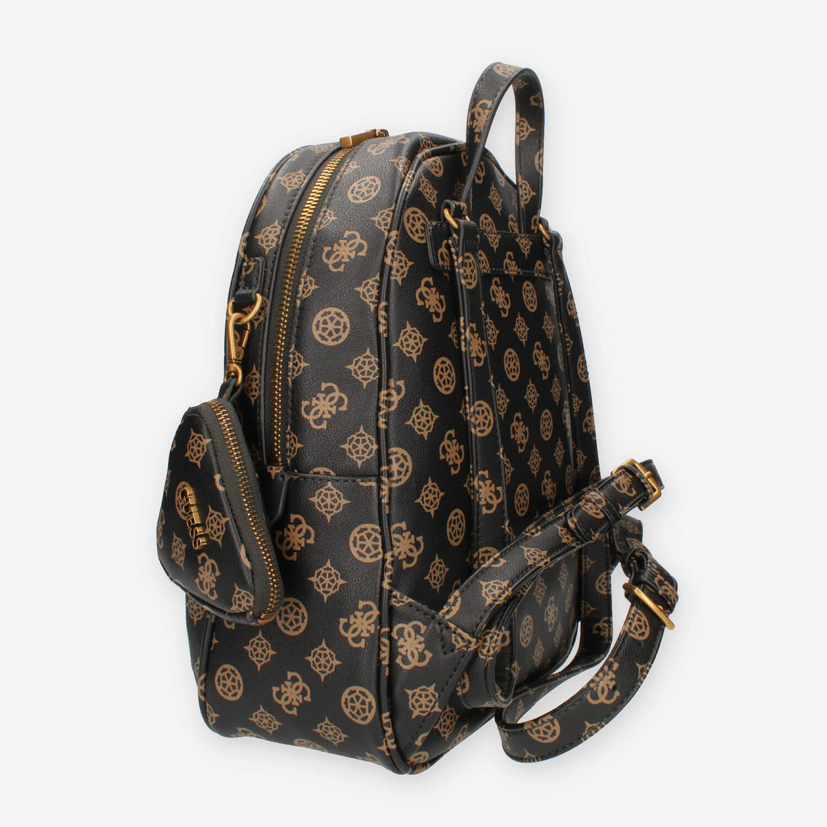 Guess House Party Zaino logato marrone