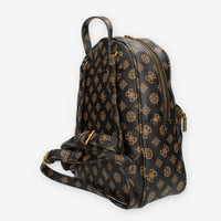Guess House Party Zaino logato marrone
