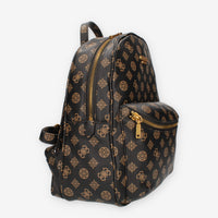 Guess House Party Zaino logato marrone