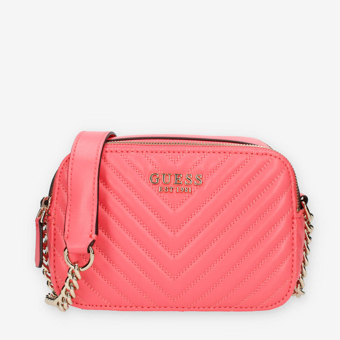 Guess Noelle Borsetta a tracolla trapuntata corallo