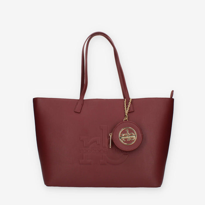 Rocco Barocco Perla Borsa modello Shopping grande bordeaux