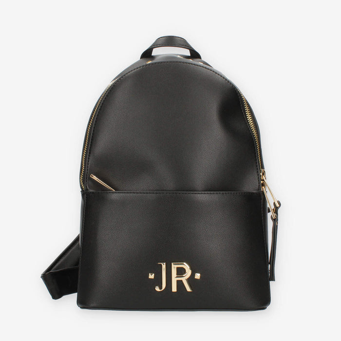 John Richmond Zaino nero con dettagli oro