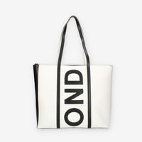 John Richmond Borsa Shopping bianca e nera