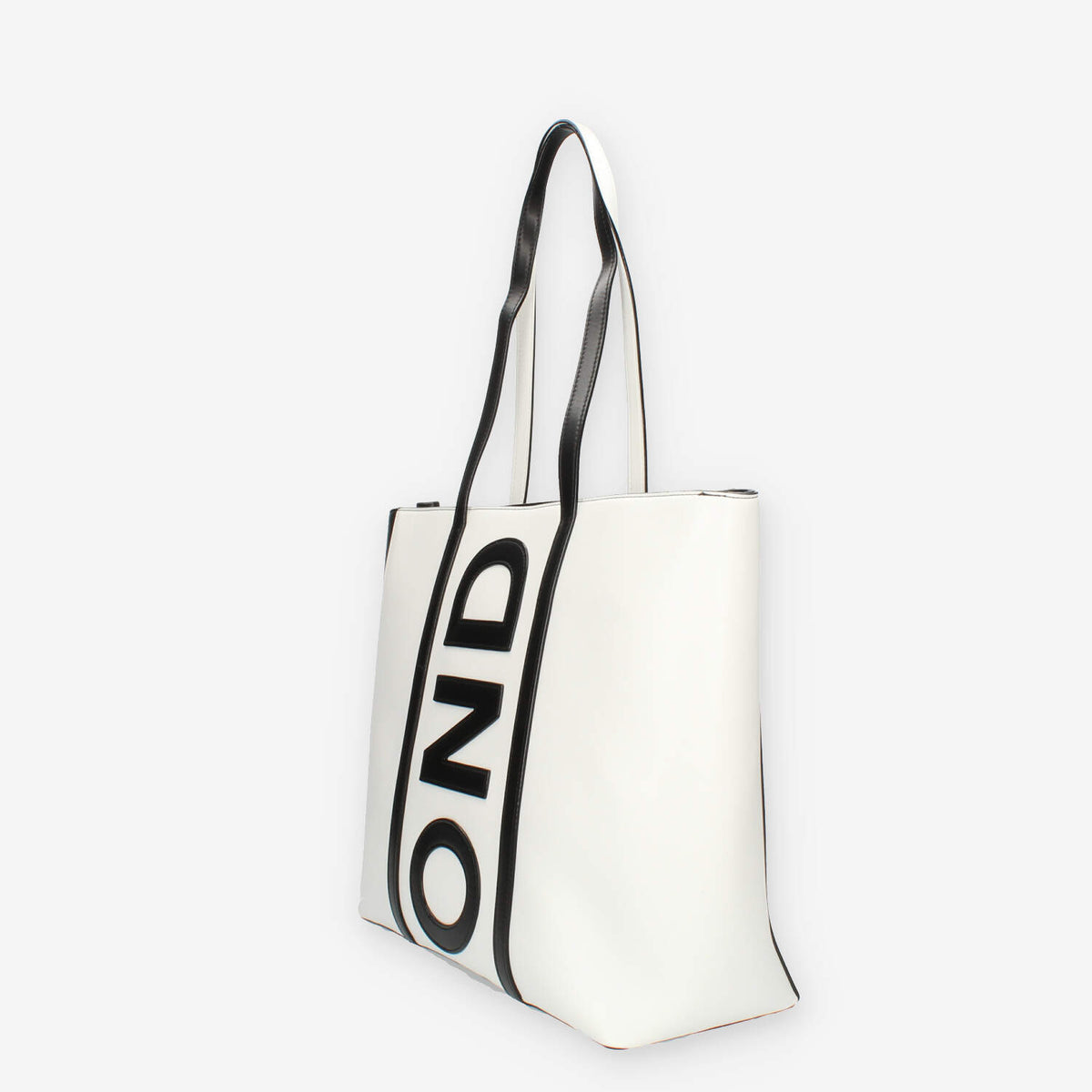 John Richmond Borsa Shopping bianca e nera