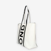 John Richmond Borsa Shopping bianca e nera