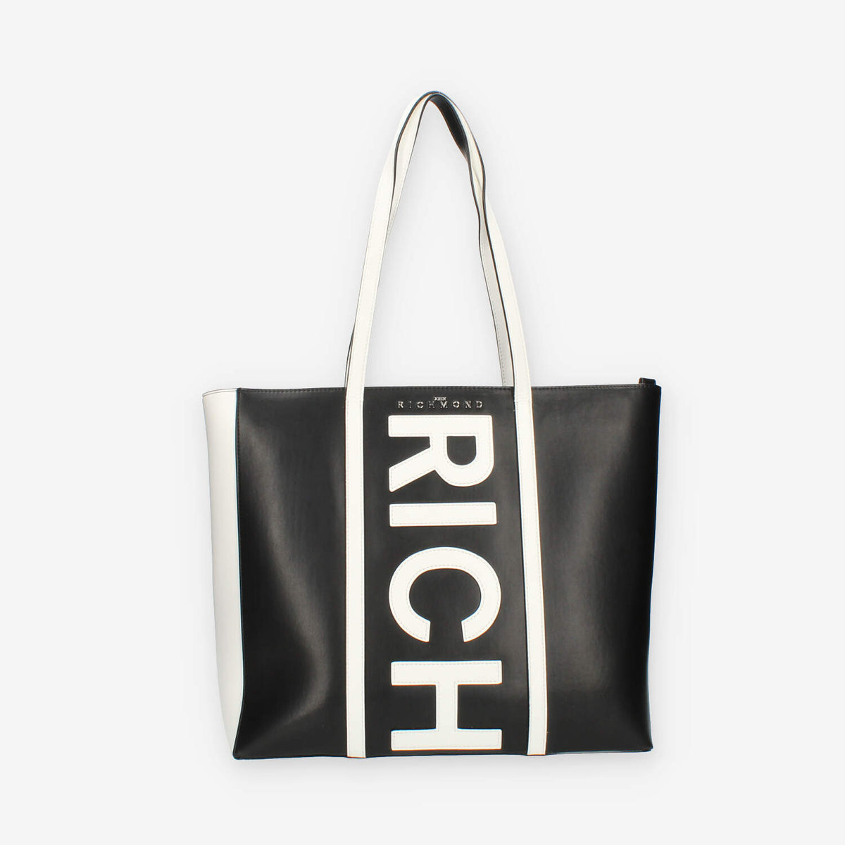 John Richmond Borsa Shopping bianca e nera