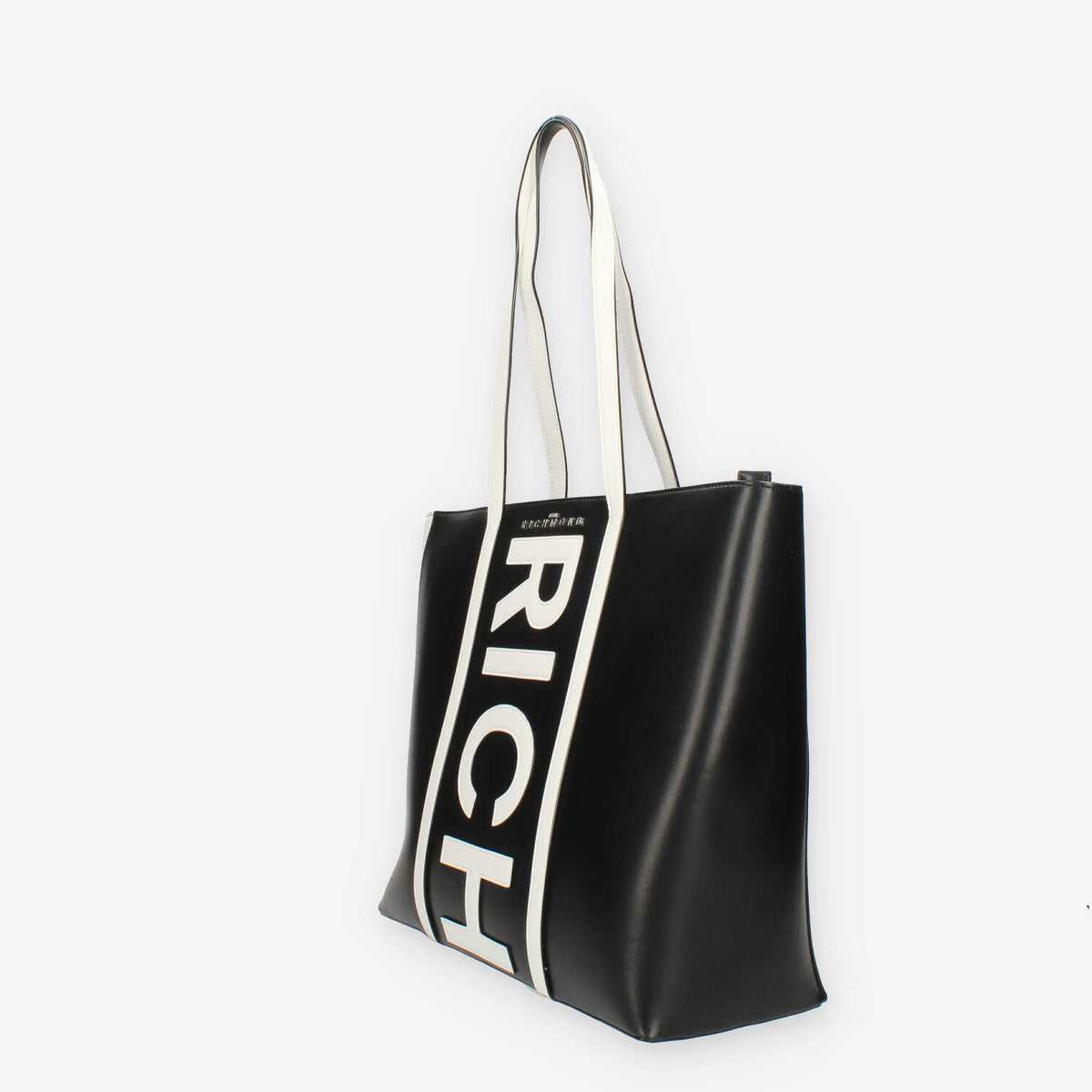John Richmond Borsa Shopping bianca e nera