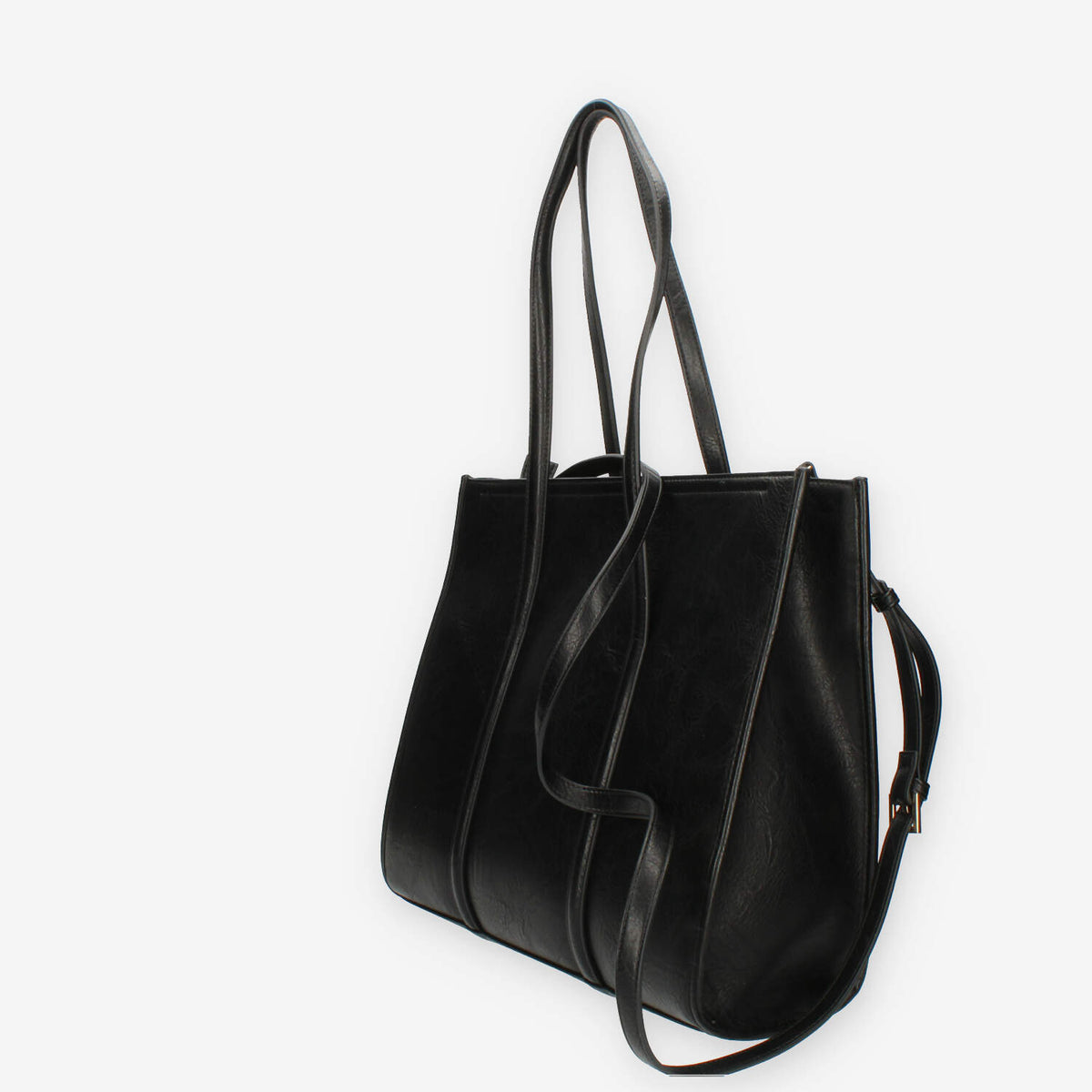 John Richmond Kuzon Borsa shopping nera e oro con charm