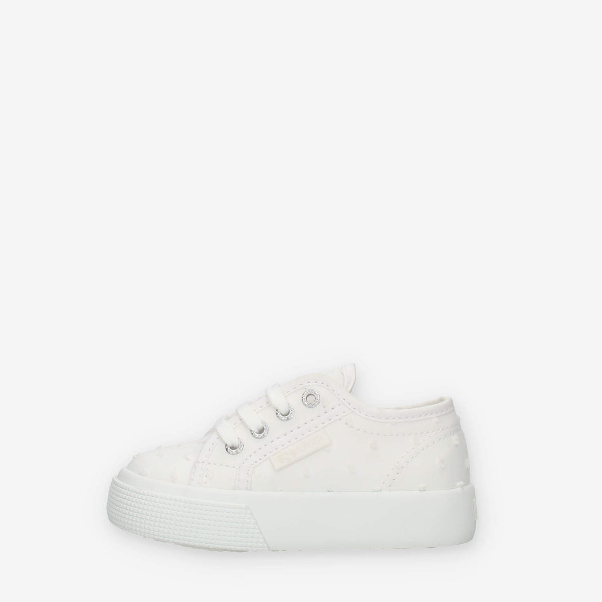 Superga 2730 Plumetis Sneakers basse bianche da bimba