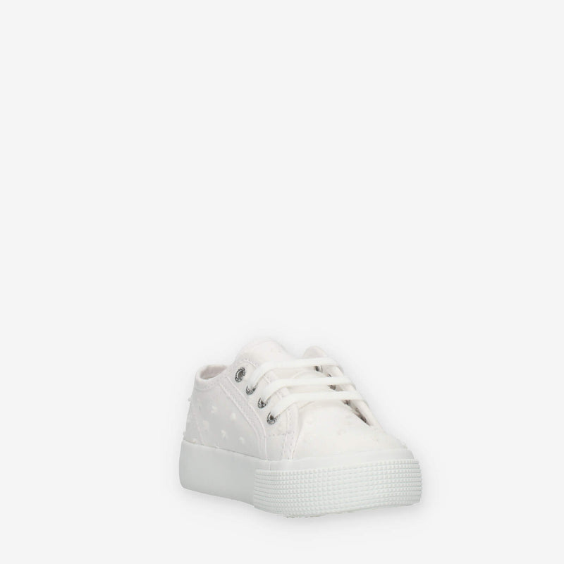 Superga 2730 Plumetis Sneakers basse bianche da bimba